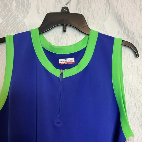 Grand Slam blue and green golf dress XL NWT - Picture 2 of 5